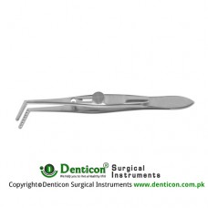 Jameson Muscle Forcep Left - With Slide Lock 6 Teeth - Adult Size Stainless Steel, 10 cm - 4"